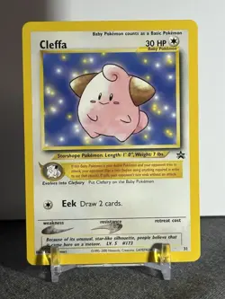 Cleffa 31/53 WOTC Black Star Promo Regular Pokemon Card NM Condition - Image 1