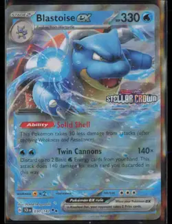 Blastoise ex (Stellar Crown Stamp) Holofoil Double Rare Miscellaneous Cards & Pr - Image 1