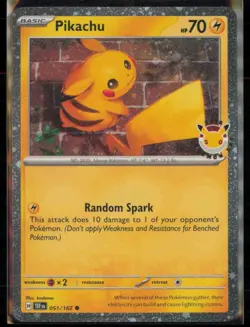 Pikachu (Pokemon Day 2026) Holo Common Miscellaneous Cards & Products 051/162 NM - Image 1