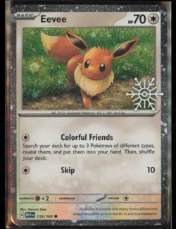 Eevee (Holiday Calendar) Holo Common Miscellaneous Cards & Products 133/165 NM - Image 1