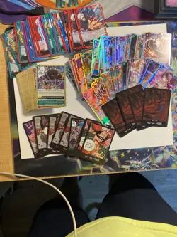 One Piece TCG English 803 Card Lot Op-07/op-15 42sr 49Gold 197Rares See Pics - Image 1