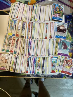 One Piece TCG English 803 Card Lot Op-07/op-15 42sr 49Gold 197Rares See Pics - Image 3