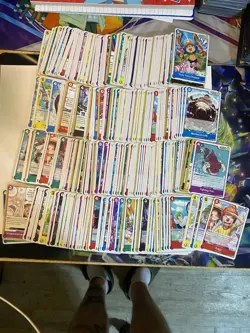 One Piece TCG English 803 Card Lot Op-07/op-15 42sr 49Gold 197Rares See Pics - Image 4