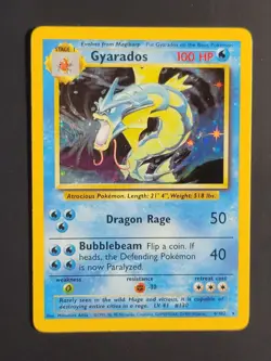 Vintage Pokemon Card - Gyarados Base Set Unlimited 6/102 Holo Holo Rare - Image 3