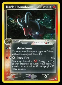 Dark Houndoom 5/109 Holo Rare Team Rocket Returns Pokemon Card - Image 1