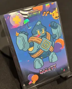 Rare Pokemon Halloween Full Art Golett Card Database Low Pop Card 🎃 - Image 1