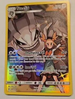 Steelix 247/236 SM - Cosmic Eclipse Secret Rare Pokemon Card SC1 - Image 1