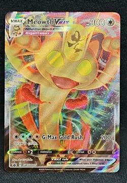 Meowth VMAX SWSH005 SWSH: Sword & Shield Promo Cards Holo - Image 1