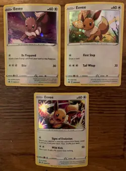 Pokemon card EEVEE SWSH095/118/127 Holo --PROMO card -- NM Perfect Condition - Image 1