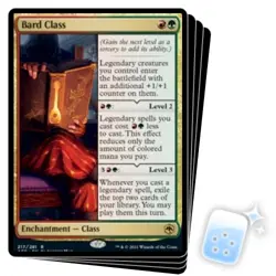 BARD CLASS X4 Adventures In The Forgotten Realms AFR Magic MTG MINT CARD - Image 1