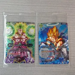 Dragon Ball Super Promo Card Set of 2 Broly & Gogeta P-068 & P-069 New Sealed - Image 1