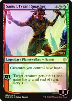 Pre-Release Promos - Samut, Tyrant Smasher - Foil - Prerelease Promo - Image 1