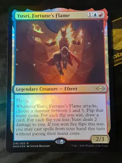 Yusri Fortune's Flame FOIL , Modern Horizons 2 , Near Mint,MTG FREE SHIPPING - Image 1