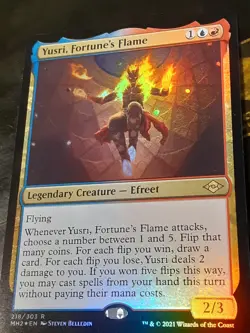 Yusri Fortune's Flame FOIL , Modern Horizons 2 , Near Mint,MTG FREE SHIPPING - Image 2