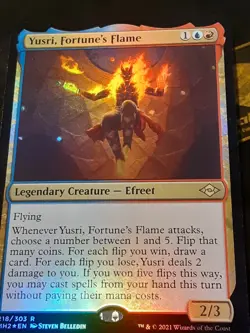 Yusri Fortune's Flame FOIL , Modern Horizons 2 , Near Mint,MTG FREE SHIPPING - Image 3