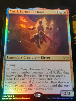 Yusri Fortune's Flame FOIL , Modern Horizons 2 , Near Mint,MTG FREE SHIPPING - Image 4