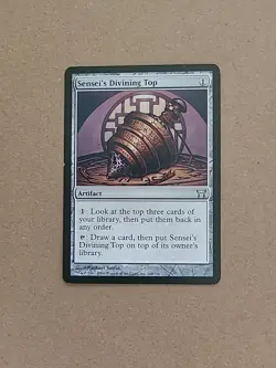 Magic the Gathering MTG - Sensei's Divining Top - Champions of Kamigawa - LP - Image 1