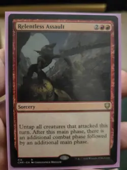 MTG Magic the Gathering Relentless Assault (416/794) Commander Legends LP - Image 1
