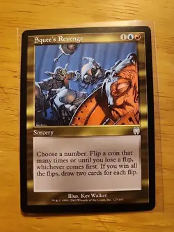 Squee's Revenge - Apocalypse - MTG Magic - Uncommon - Blue Red Sorcery - Image 1