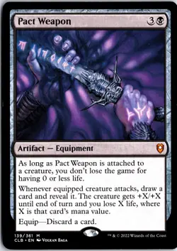 Pact Weapon 139 Commander Legends: Battle for Baldur's Gate MTG NM/M - Image 1