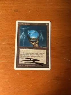 Artist Signed Douglas ShulerUnlimited Icy Manipulator MTG Magic The Gathering NM - Image 1