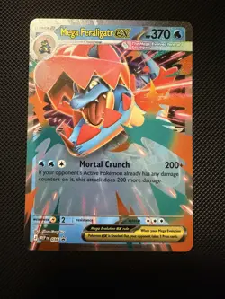 MEGA FERALIGATR EX ME: MEGA EVOLUTION PROMO 036 NM P POKEMON - Image 1