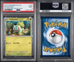 2023 POKEMON SVP EN-SV BLACK STAR PROMO 151 POSTER COLLECTION BULBASAUR PSA 9 - Image 3