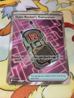 Team Rocket's Transceiver 263/217 Ultra Rare ME: Ascended Heroes Pokemon - Image 1