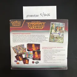 Obsidian Flames Pokemon Center Exclusive Elite Trainer Box ETB New Sealed - Image 2