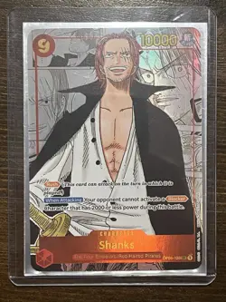 Shanks Alternate Art Card Manga OP01-120 Romance Dawn - Image 1