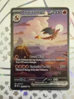 Pokemon Charizard ex Special Illustration Rare Holo 199/165 Scarlet & Violet 151 - Image 1