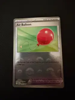 Air Balloon 079/086 Black Bolt Pokemon Pokeball Pattern Near Mint - Image 1