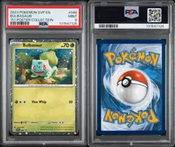 2023 POKEMON SVP EN-SV BLACK STAR PROMO 151 POSTER COLLECTION BULBASAUR PSA 9 - Image 3