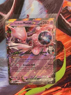 Pokemon Team Rocket's Mewtwo ex (79/217) Ascended Heroes NM HOLO - Image 3