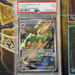 2025 POKEMON PHANTASMAL FLAMES 101/094 FLYGON ILLUSTRATION RARE - PSA 7 - Image 1