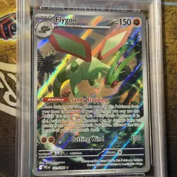 2025 POKEMON PHANTASMAL FLAMES 101/094 FLYGON ILLUSTRATION RARE - PSA 7 - Image 2
