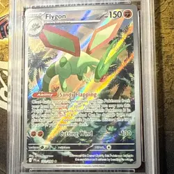 2025 POKEMON PHANTASMAL FLAMES 101/094 FLYGON ILLUSTRATION RARE - PSA 7 - Image 3