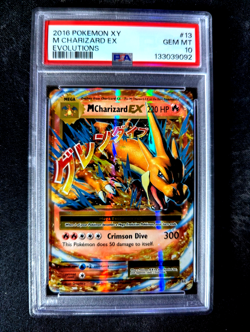 2016 Pokemon XY Evolutions M Charizard EX Holo #13 PSA 10 - Image 1