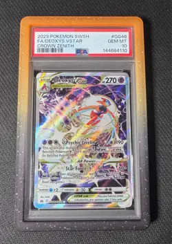 Pokemon Deoxys VSTAR GG46 Crown Zenith PSA 10 GEM MINT - Image 1