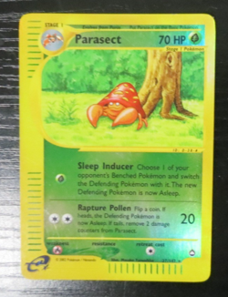 Pokemon Parasect Reverse Holo Rare Aquapolis 27/147 - Image 1