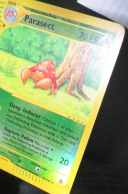 Pokemon Parasect Reverse Holo Rare Aquapolis 27/147 - Image 5