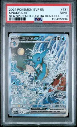 POKEMON SHROUDED FABLE KINGDRA EX #131 ILLUSTRATION PSA 9 MINT #110495904 - Image 1