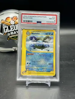 Blastoise 37/165 2002 Expedition Base Set Pokemon PSA 8 (CBMH) - Image 1