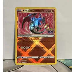 Pokemon TCG Radiant Charizard Radiant Rare Holo 011/078 Pokemon GO 160 HP EN - Image 1