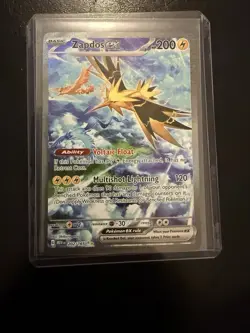 Zapdos ex 202/165 Sv: Scarlet & Violet 151 Holo Pokemon Near Mint NM - Image 1
