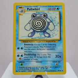 Pokemon TCG - Poliwhirl 38/102 Base Set Uncommon WOTC 1999 - EXC - Image 2