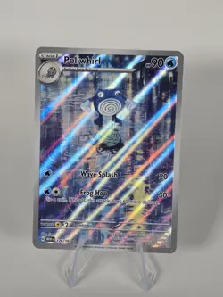 Pokemon Poliwhirl 176/165 Sv: Scarlet & Violet 151 Illustration Rare Holo NM - Image 1