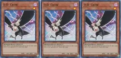 *** 3X D.D. CROW 3X *** PLAYSET ULTRA RARE 1ST EDITION BLCR-EN077 (NM) YUGIOH! - Image 1