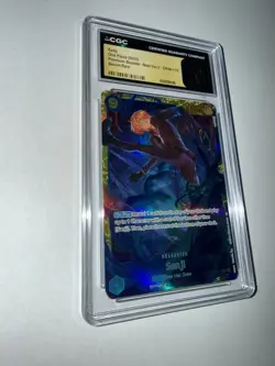 Bandai Sanji Premium Booster Best Vol.2 OP06-119 Secret Rare Foil CGC 10 EN - Image 3