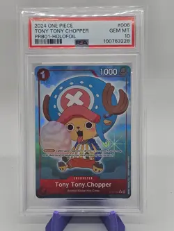 Tony Tony Chopper 2024 One Piece - Premium Booster Vol.1 - Holofoil - PSA 10 - Image 1